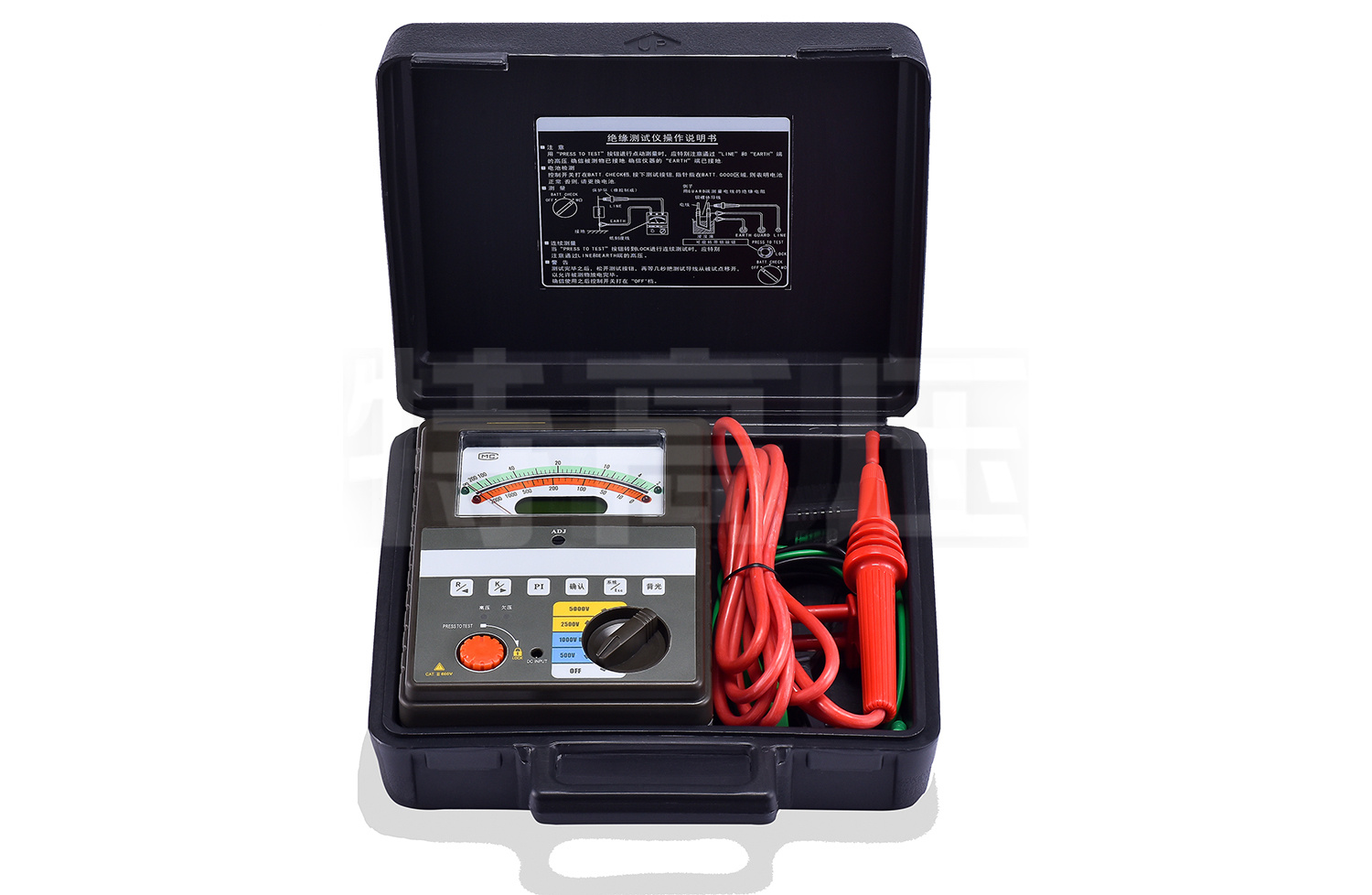 BC2010 智能雙顯絕緣電阻測試儀(四檔)